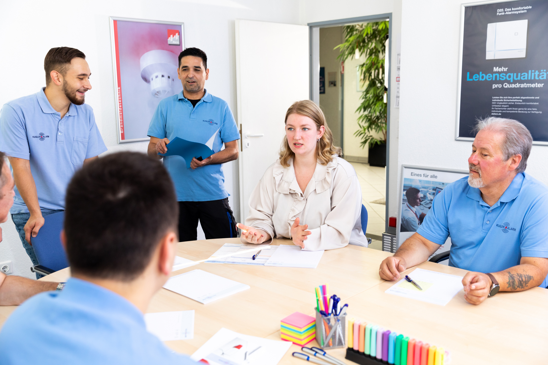 Auftragsbesprechung und Terminplanung